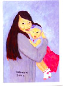 Carmen Mcleod  mom and baby art